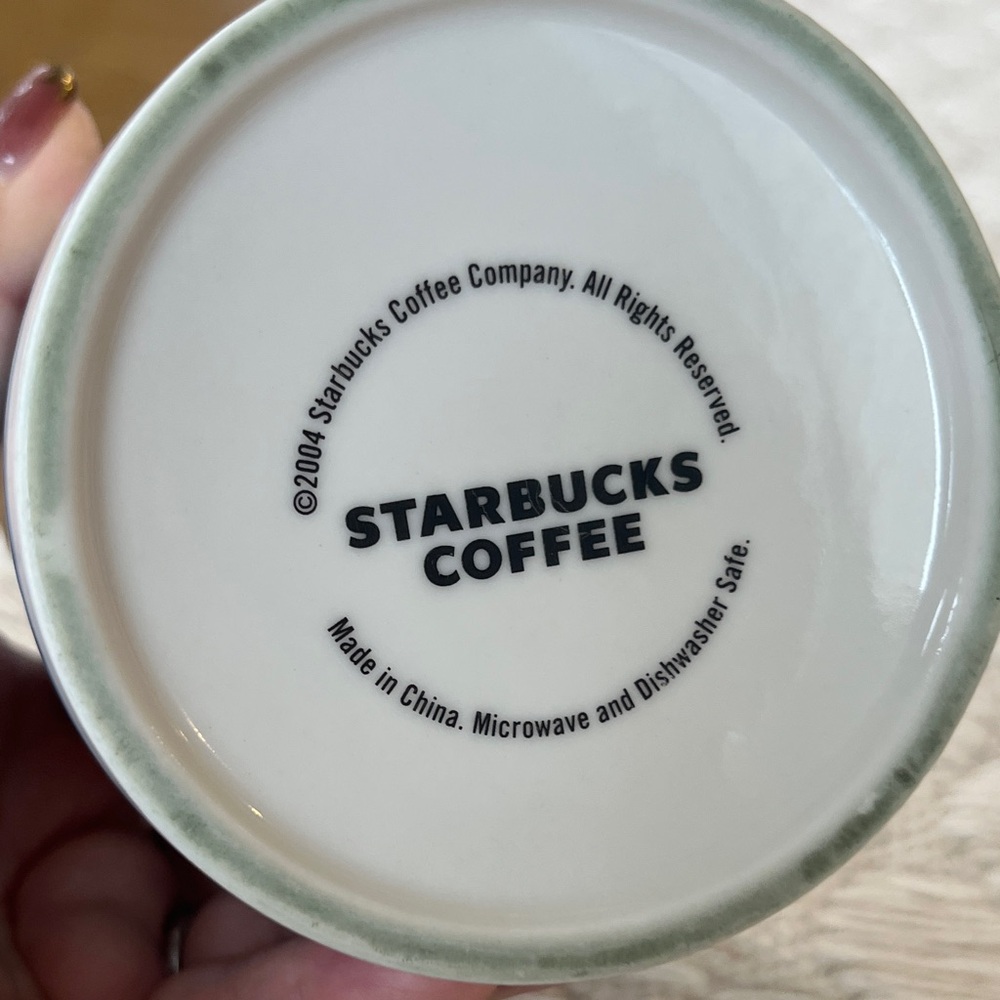 Starbucks Blue and White Polka Dot Mug - Picture 4 of 7